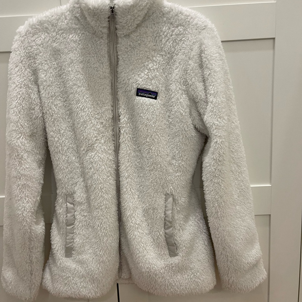 Patagonia Los Gatos White Fleece Jacket
